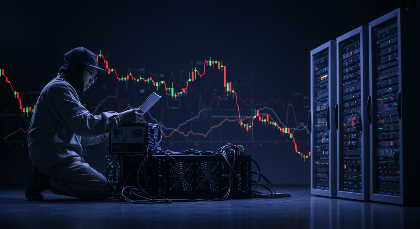As miners turn to AI, bitcoin hashrate logs its first first-quarter decline in six years.