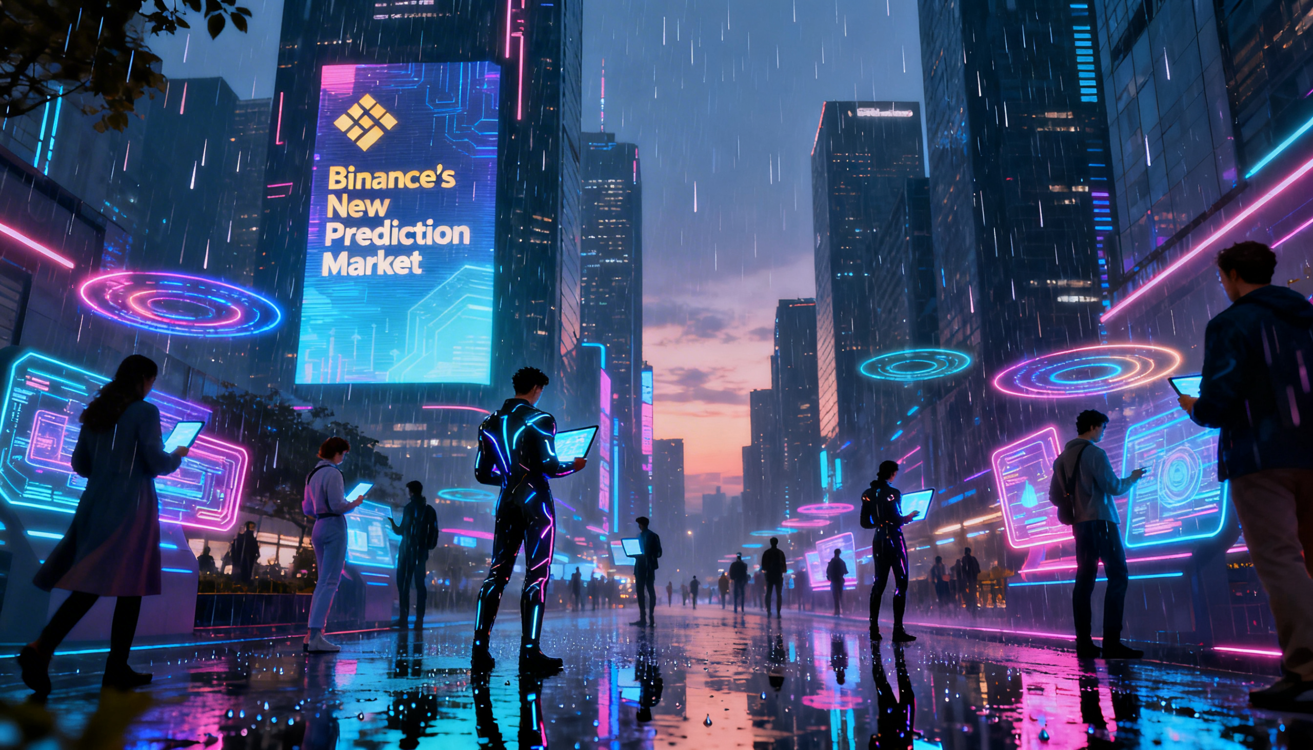 Binance expands its platform with a prediction market offering for millions of users.
