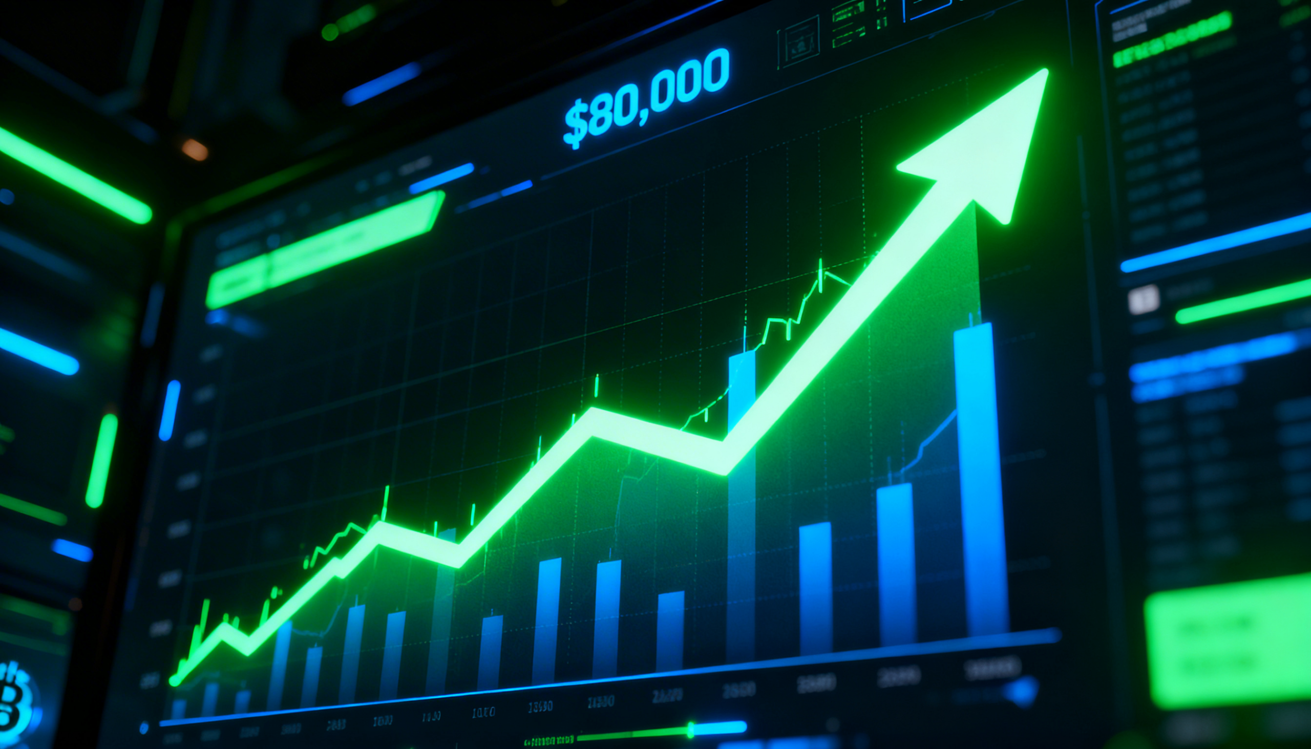 Bitcoin’s push toward $80,000 is now the market’s defining trade.