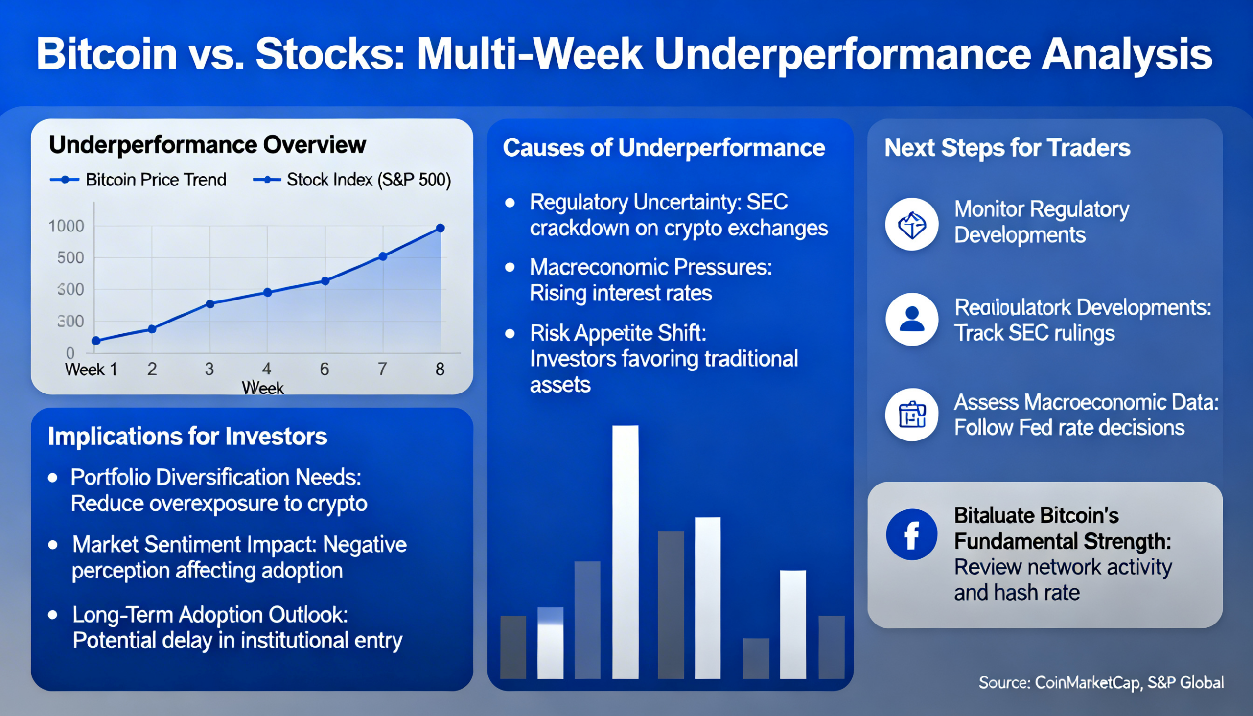 What’s the outlook after bitcoin’s prolonged underperformance relative to equities?