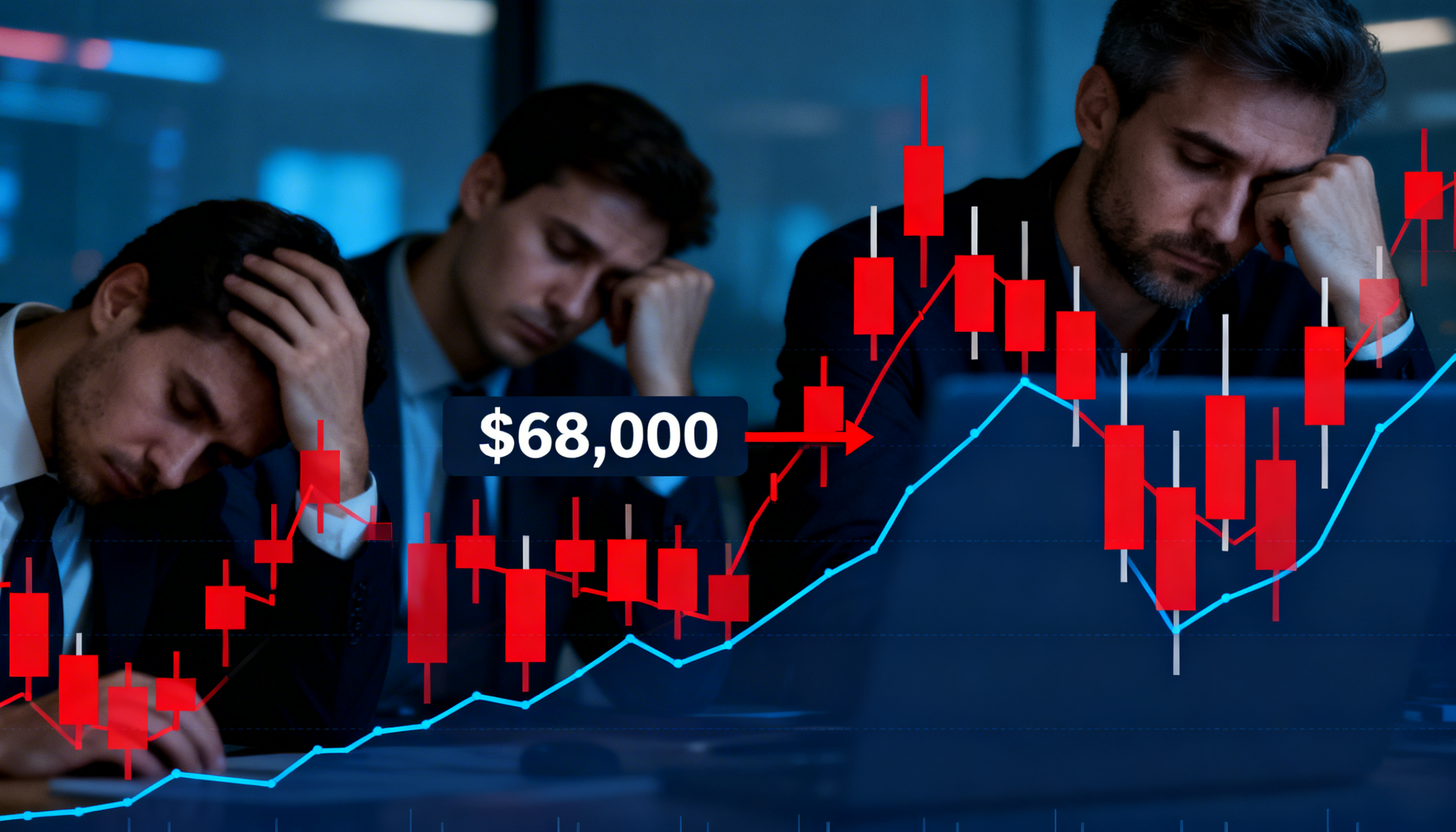 Bitcoin retreats toward $68,000 as declining demand meets increased whale selling.