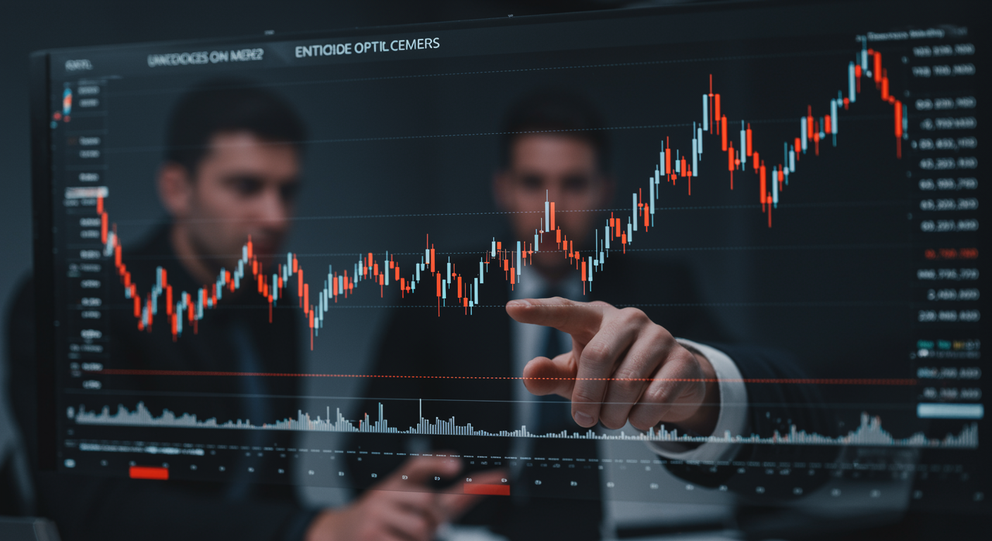 Freepik Closeup Stock Market Terminal Displaying Bitcoin Volatility Decline Suited Investors Noticing Muted Office Background 0030