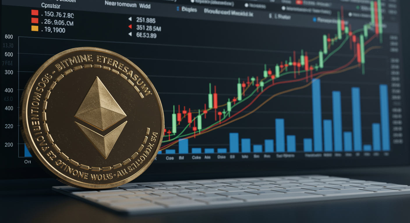 Bitmine builds its ETH treasury to 4.8 million coins while advancing plans for an NYSE debut.