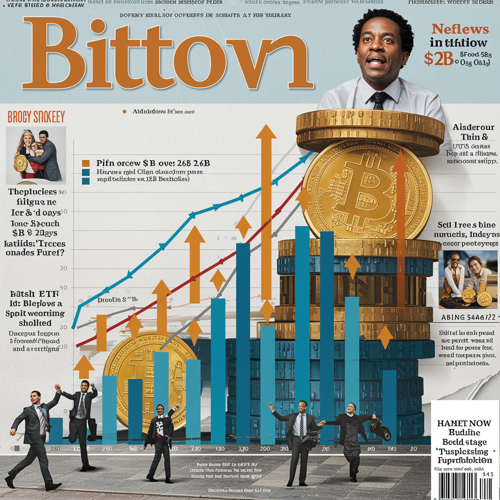 Strong $2 billion inflows into Bitcoin ETFs over eight days coincided with quiet selling from short-term holders.