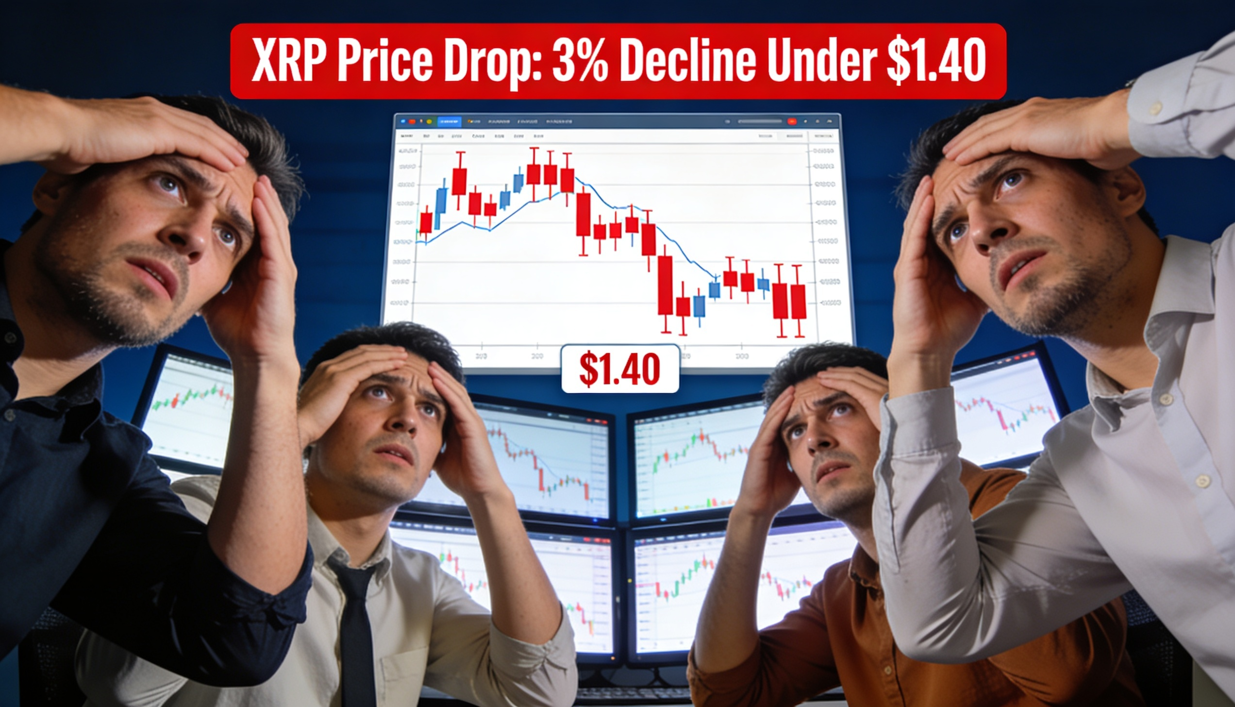 With XRP down 3% below $1.40 on aggressive selling, what could happen next?