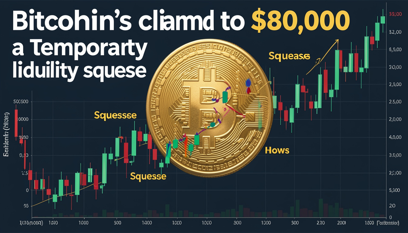 Bitcoin hitting $80,000 recently could signal a temporary liquidity squeeze instead of a long-term bullish trend.