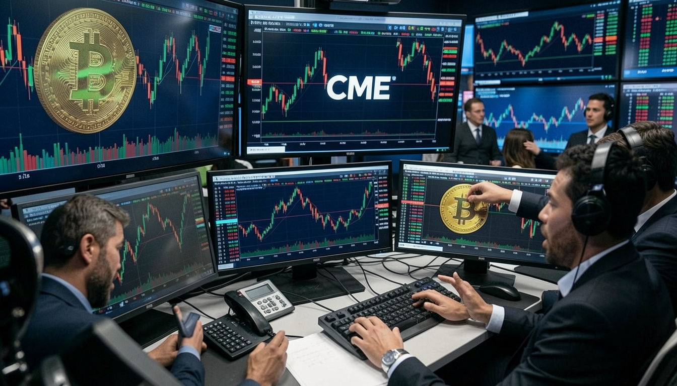 Bitcoin chops higher and lower at CME open as Iran tensions trigger risk-off moves.