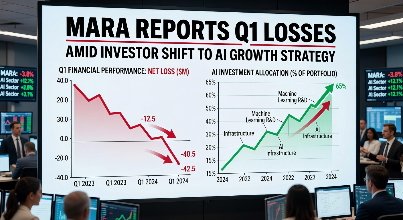 MARA expected to deliver weak Q1 results as markets eye its AI strategy.