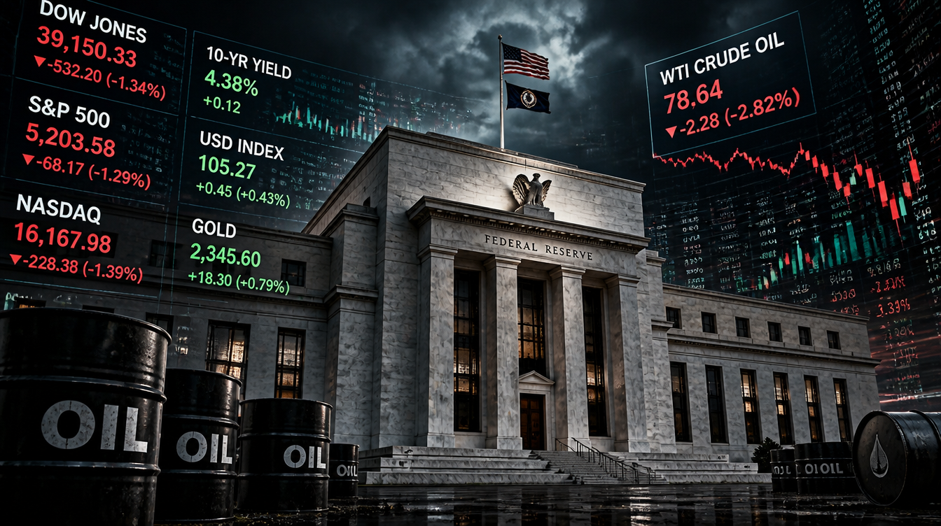 Market Attention Turns to Federal Reserve Amid Oil Price Reset