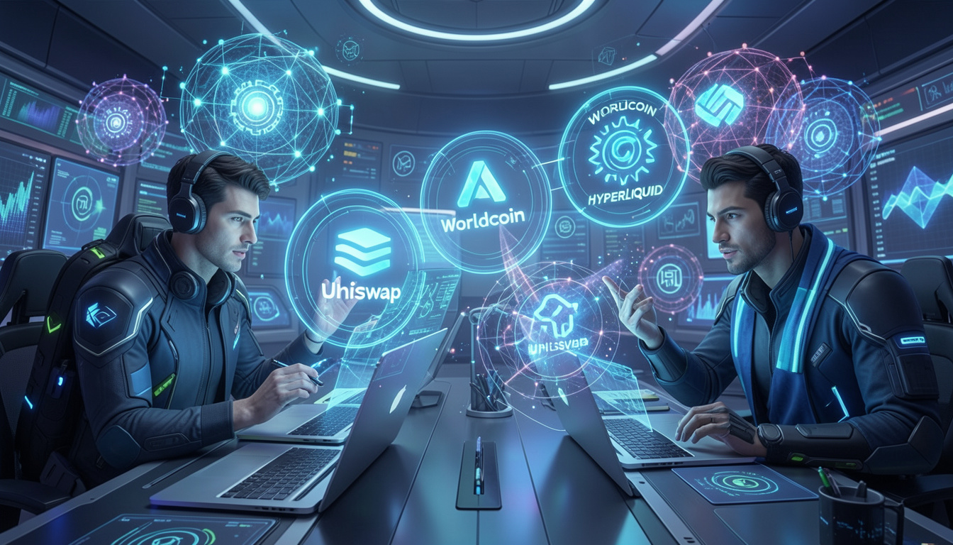Hyperliquid, Uniswap, Worldcoin Defy Market Weakness on AI and DeFi Momentum