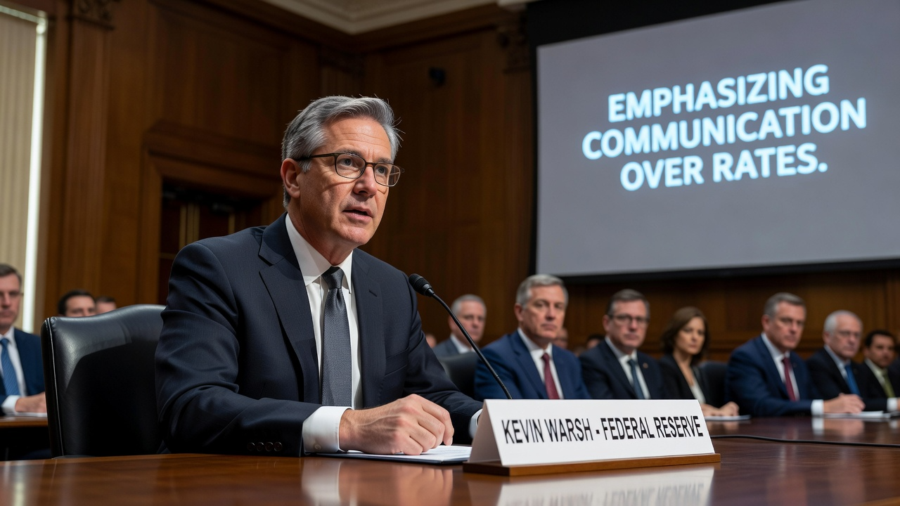Warsh’s Opening Fed Meeting Seen as Signal-Setting Moment, Not Rate Shift