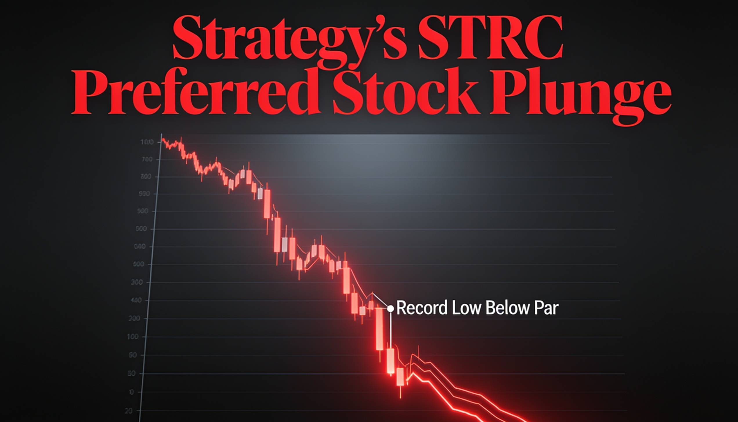 Record Slide in Strategy’s STRC as Preferred Stock Breaks Below Par