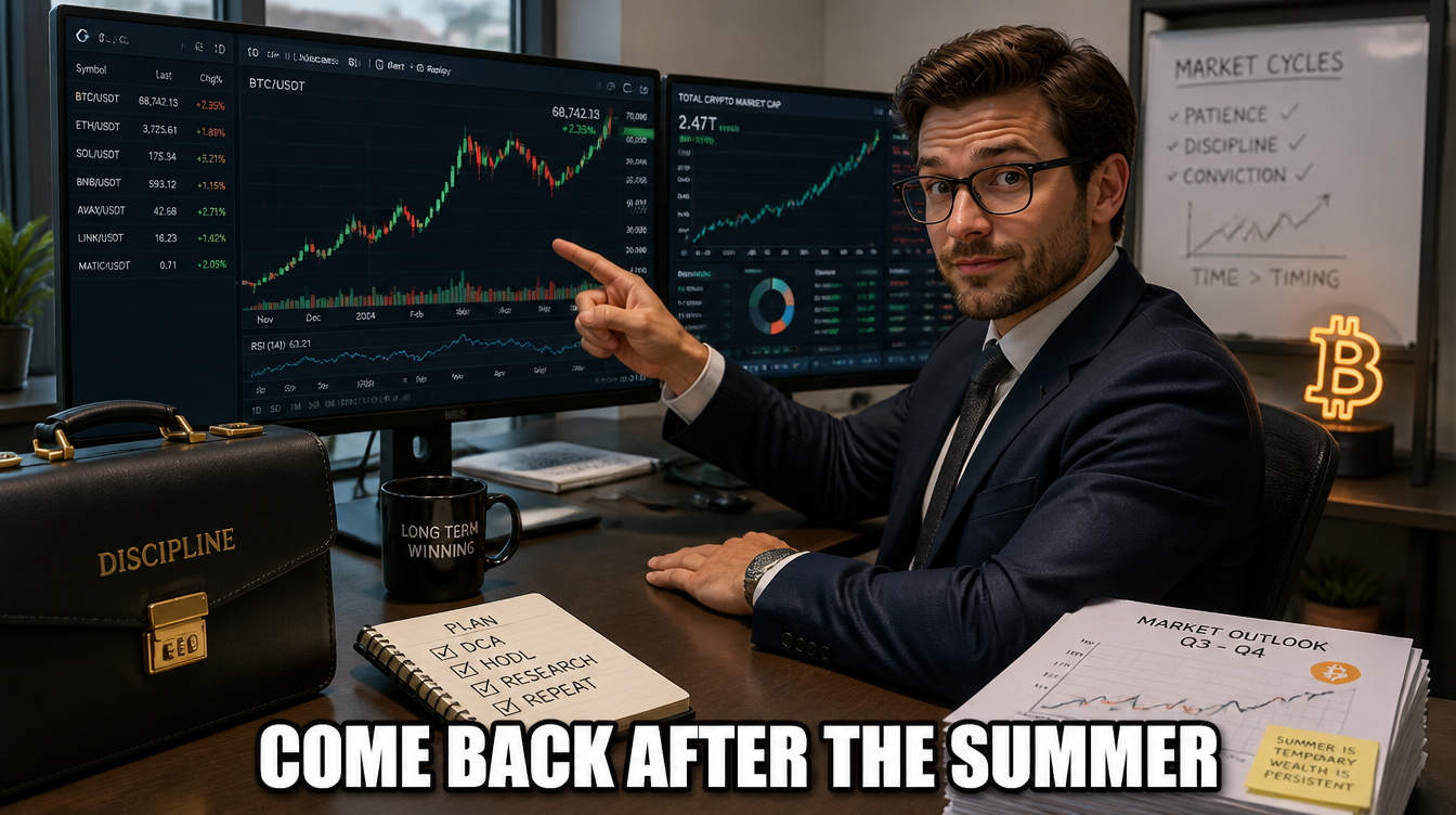 Crypto Analyst Urges Investors to Wait Until Post-Summer for Recovery