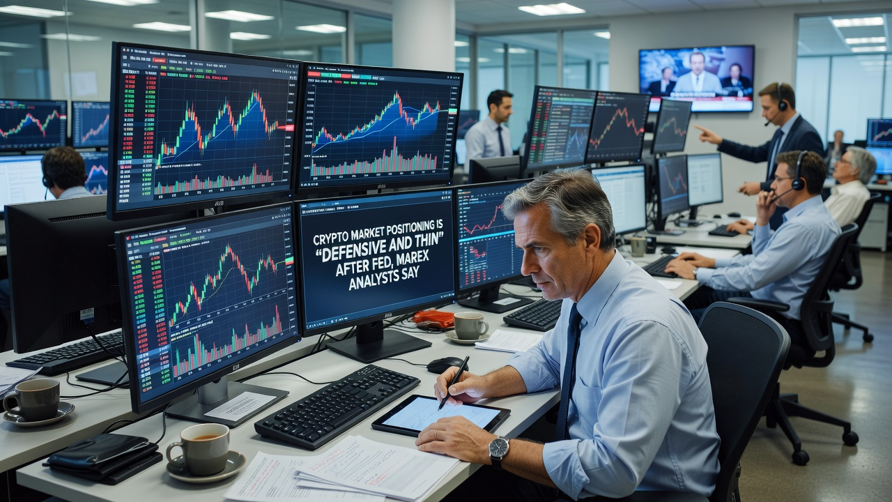 Crypto Markets Enter Defensive Stance After Fed, Marex Analysts Report