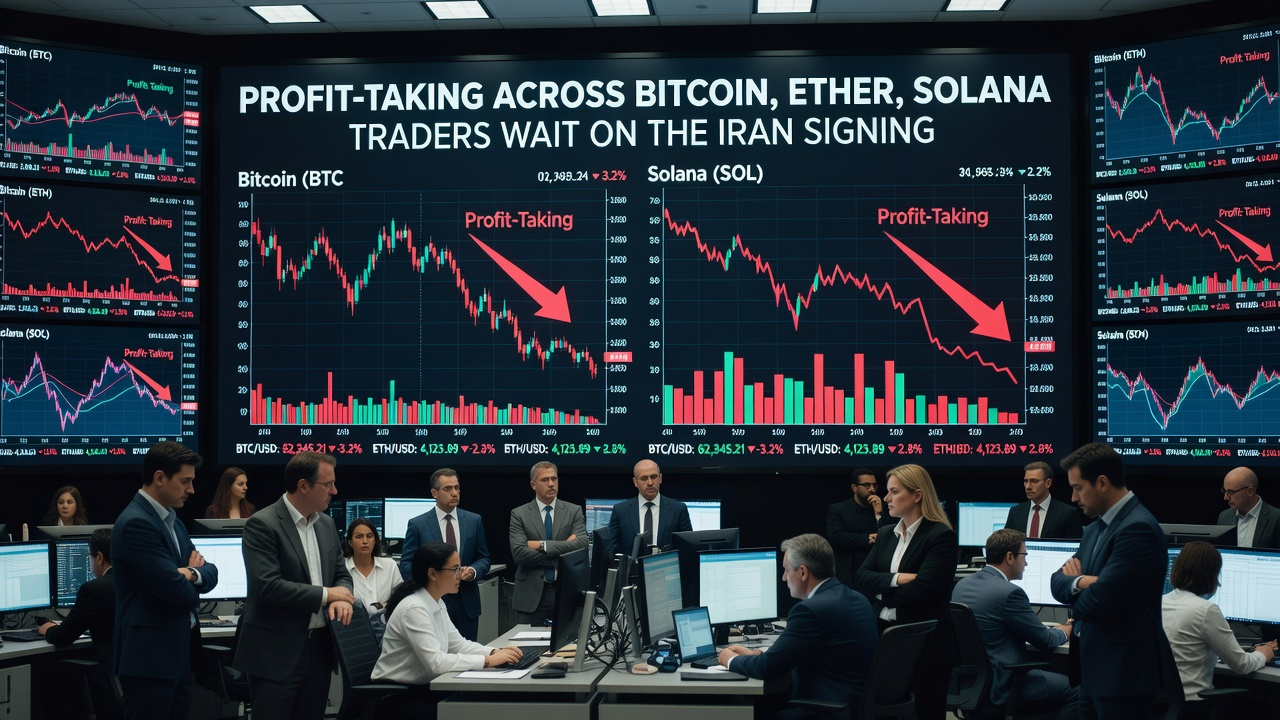 Profit-Taking Pressures Bitcoin and Altcoins as Iran Deal Deadline Nears