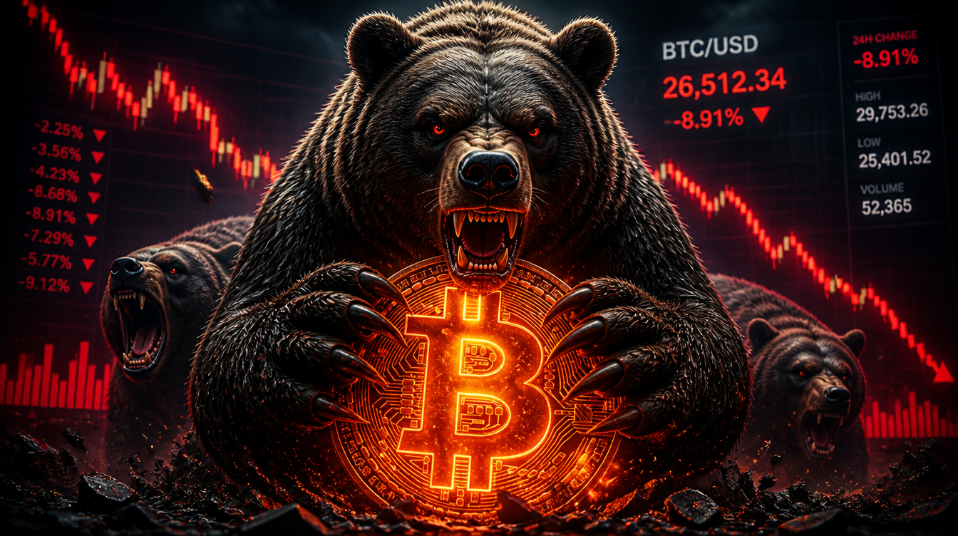 Crypto Weakness Deepens as Bitcoin Clings to $62,500 Level