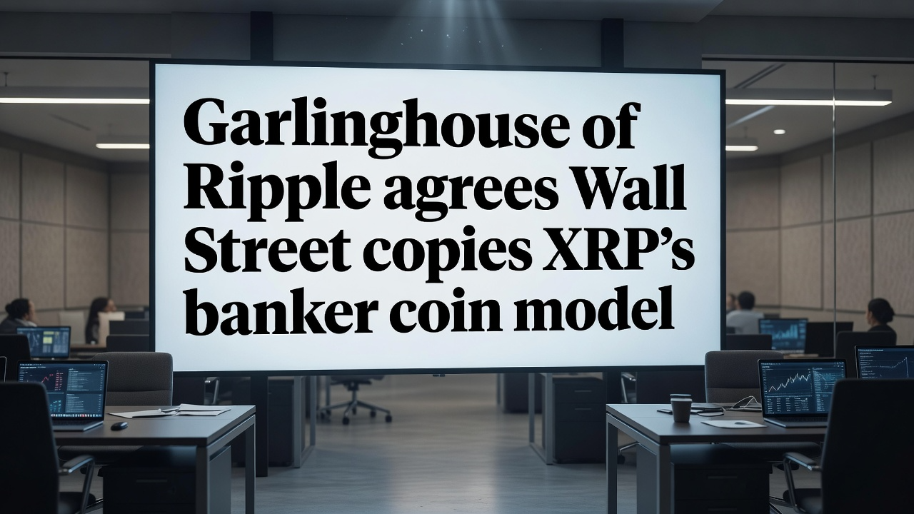 Wall Street Copying XRP? Garlinghouse Comments on Rising Institutional Parallels