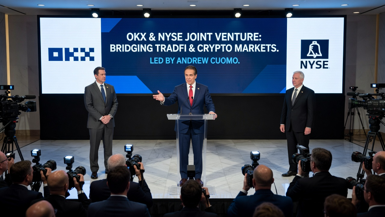 Crypto Meets Wall Street: OKX and NYSE Form Joint Venture Headed by Andrew Cuomo