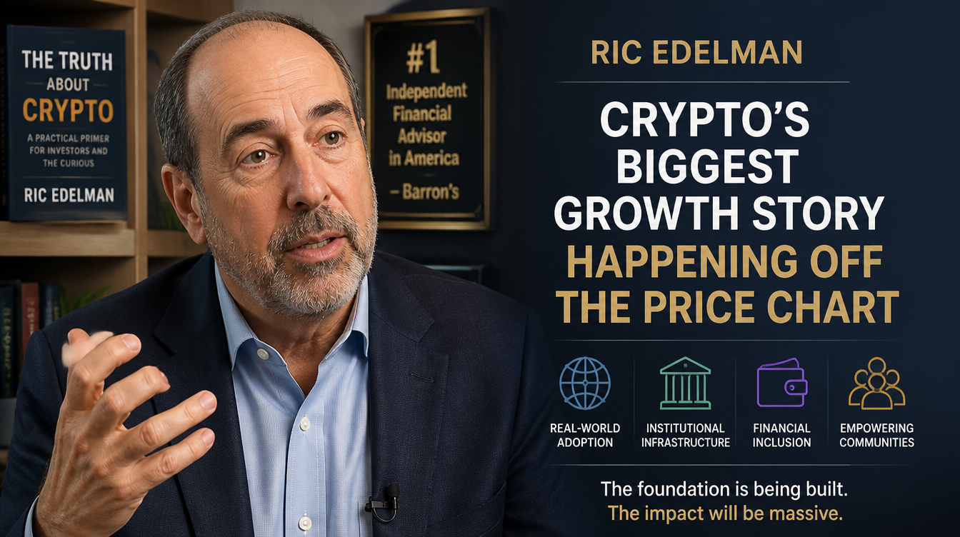 Ric Edelman Points to Off-Chart Growth as Crypto’s True Breakout Story