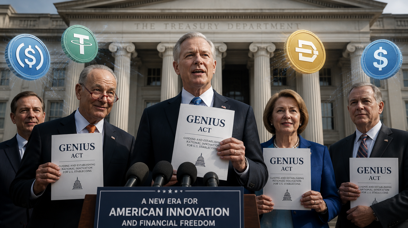 Treasury Faces Pressure From Senators Over State Participation in GENIUS Act Rollout