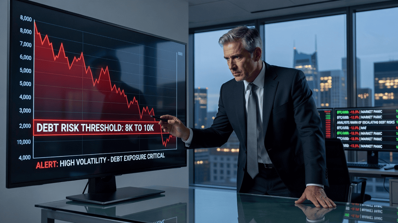 Strategy CEO Identifies $8K Floor as Tipping Point for Bitcoin-Linked Debt Risk