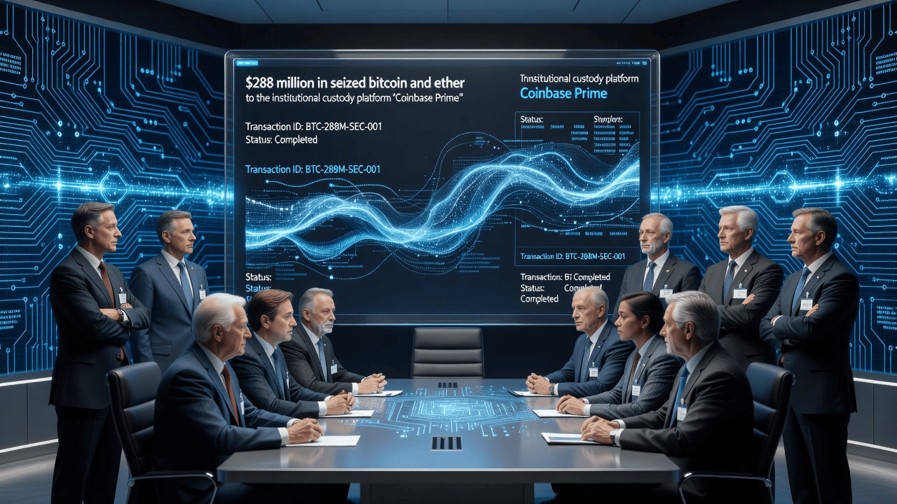 Government Moves Seized Bitcoin and Ether Holdings as $288M Transfer Hits Coinbase