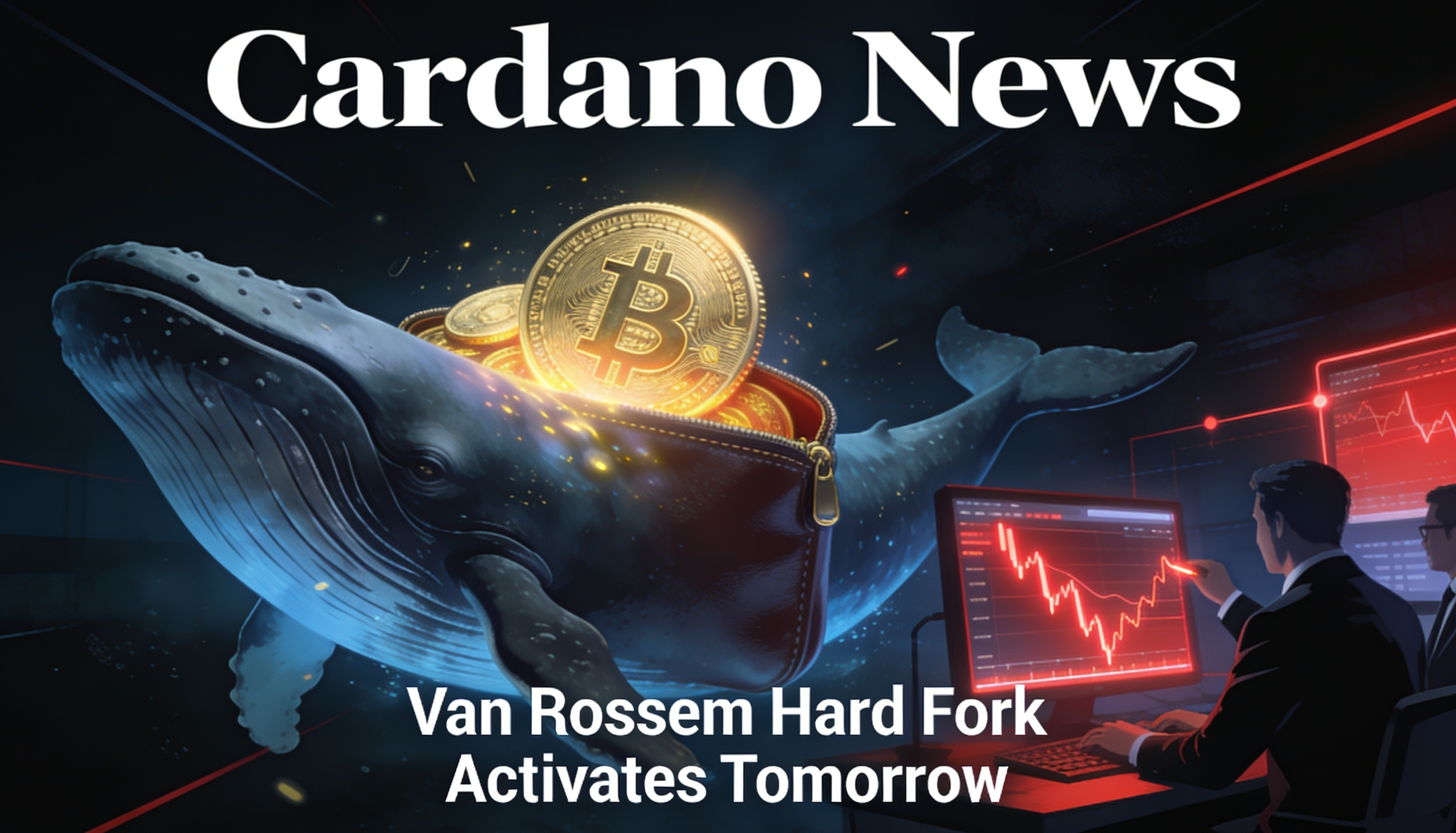 Cardano’s Van Rossem Fork Launch Looms, Sparking Whale Buying vs Bearish Traders