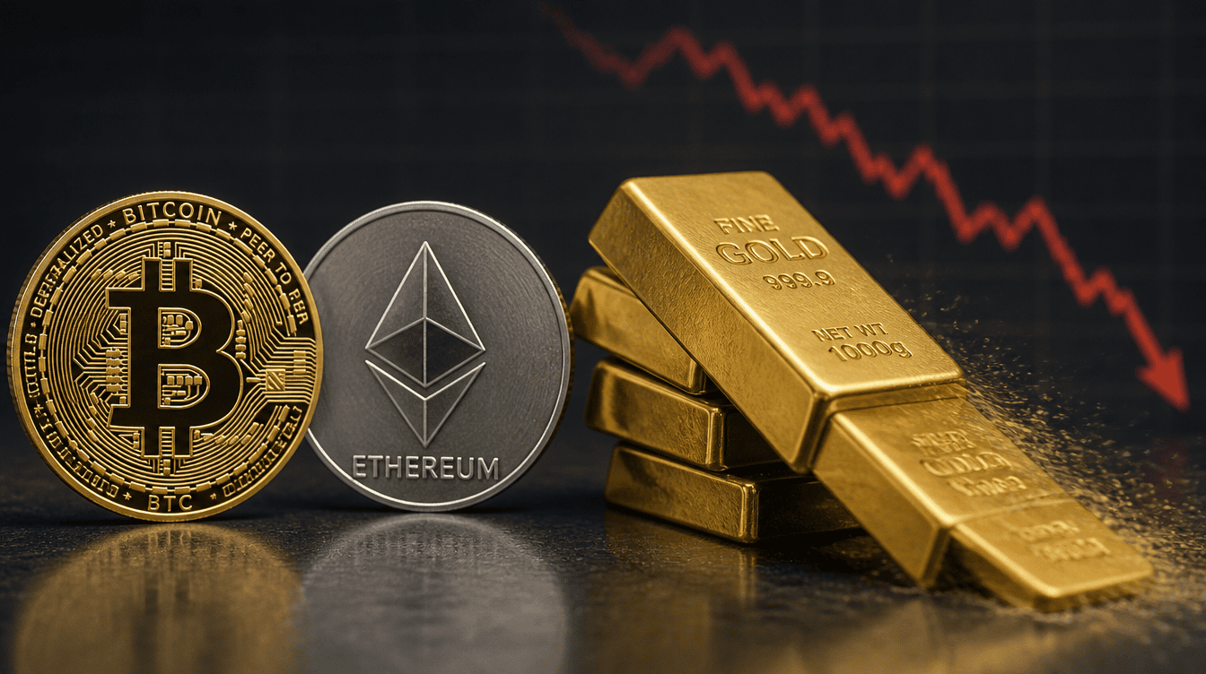 Digital Assets Stable While Gold Slides During Fresh U.S.-Iran Escalation