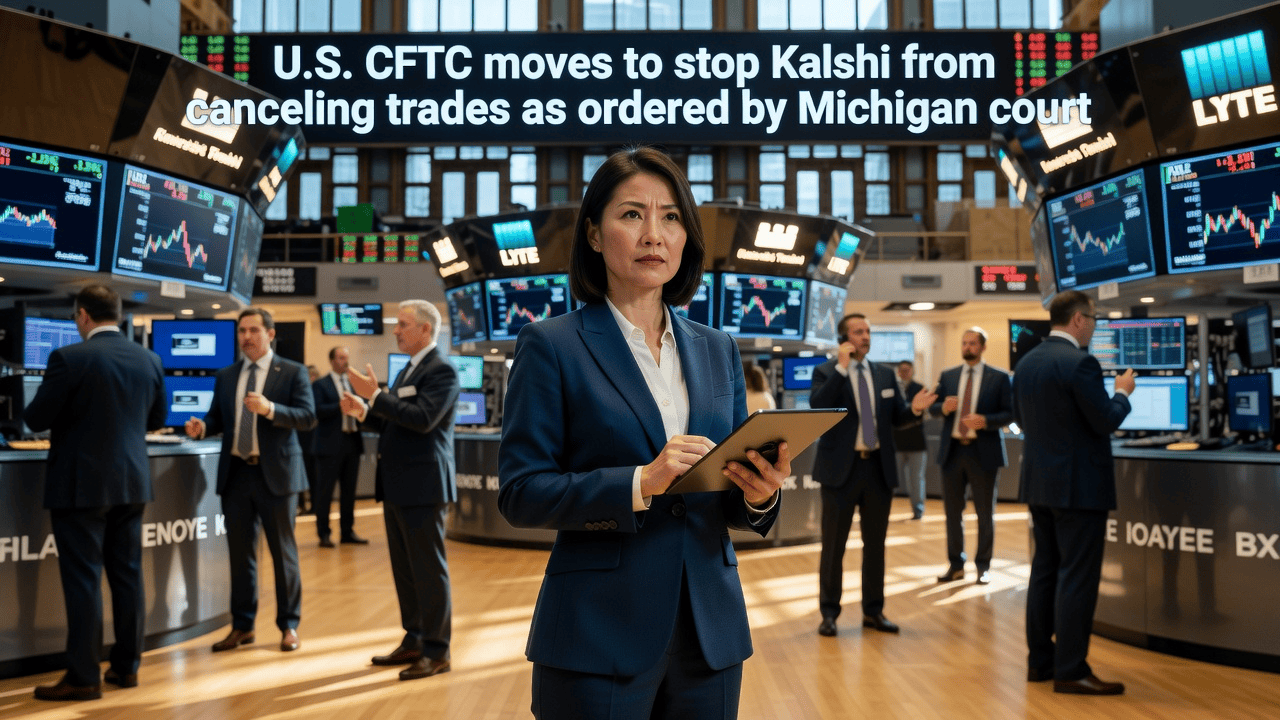 CFTC Seeks to Halt Kalshi’s Compliance With Michigan Court Trade Order