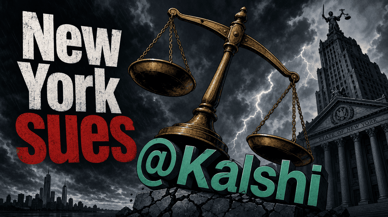 New York Targets Kalshi as Prediction Markets Face Fresh Gambling Scrutiny