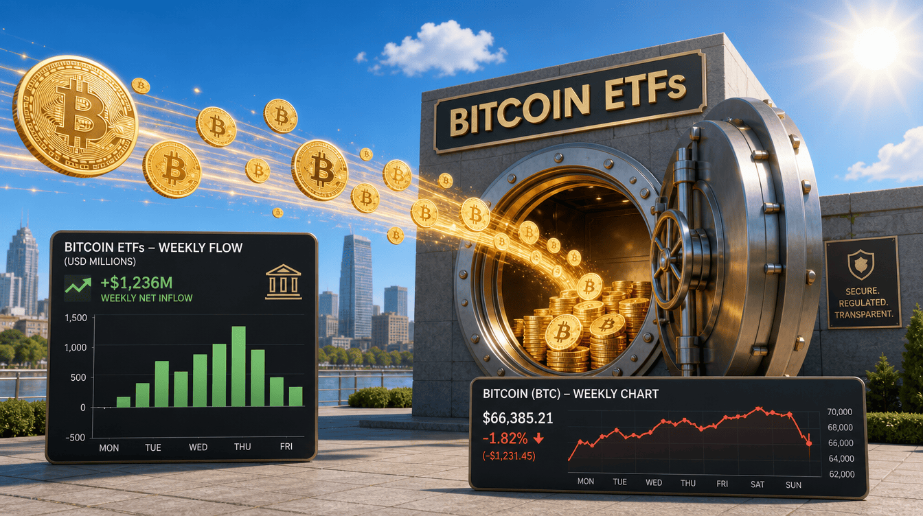 Institutional Bitcoin Demand Remains Strong as ETFs Absorb $465M End-of-Week Losses