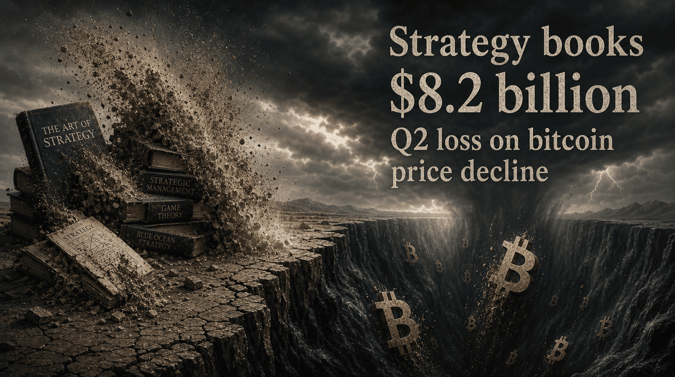 Strategy’s Bitcoin Bet Faces $8.2B Paper Loss Amid Market Decline