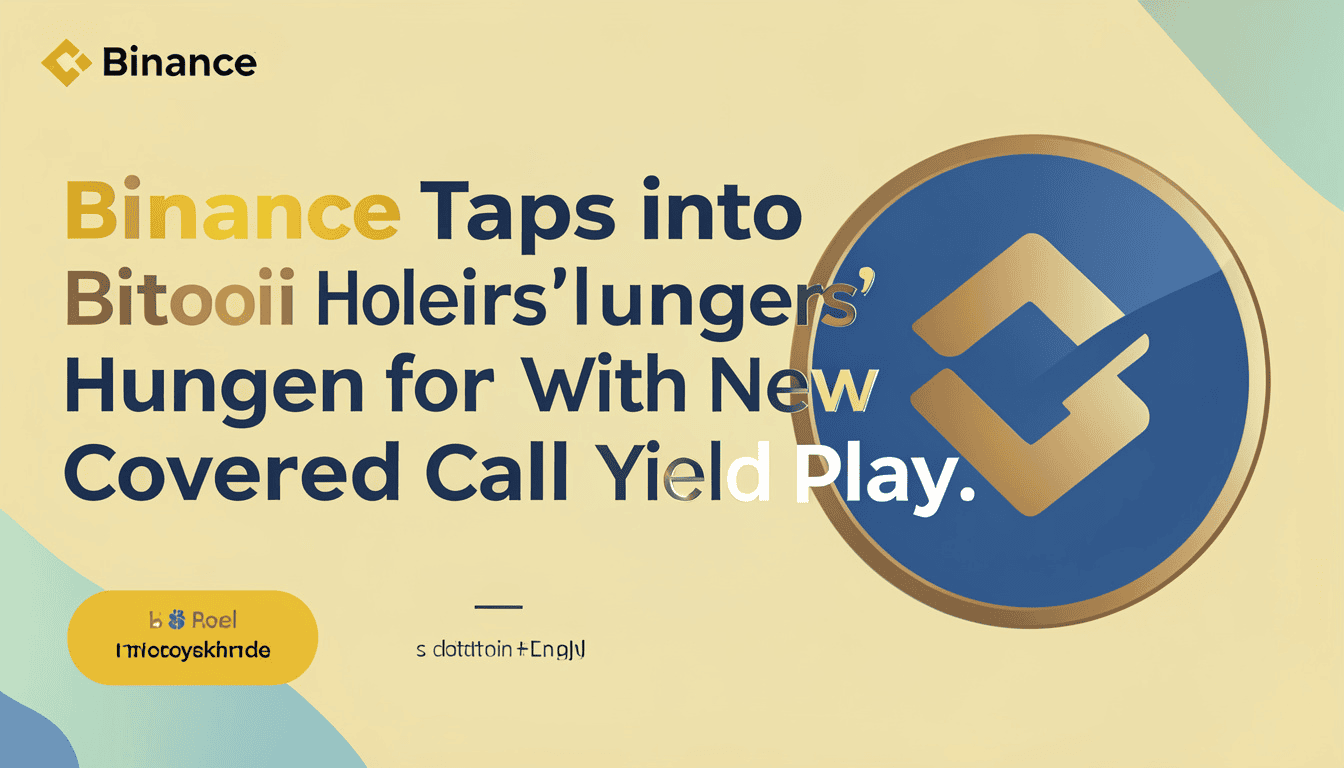Bitcoin Holders Get Yield Boost as Binance Introduces Covered Call Play