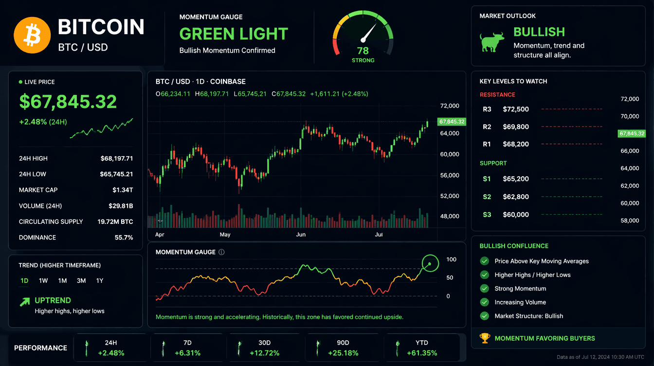 Bitcoin’s Momentum Turns Favorable, But These Critical Levels Could Decide the Rally