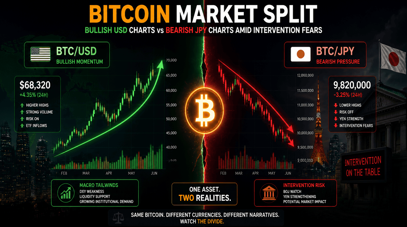 Bitcoin’s Two-Sided Rally: Strong USD Performance Meets Yen-Driven Headwinds