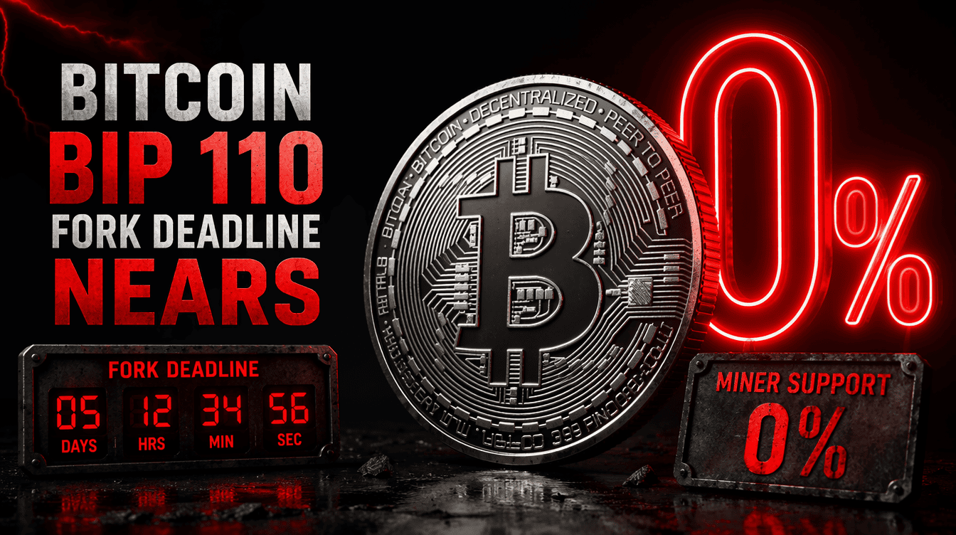 Bitcoin’s Latest Fork Proposal Struggles as BIP 110 Gains No Mining Adoption