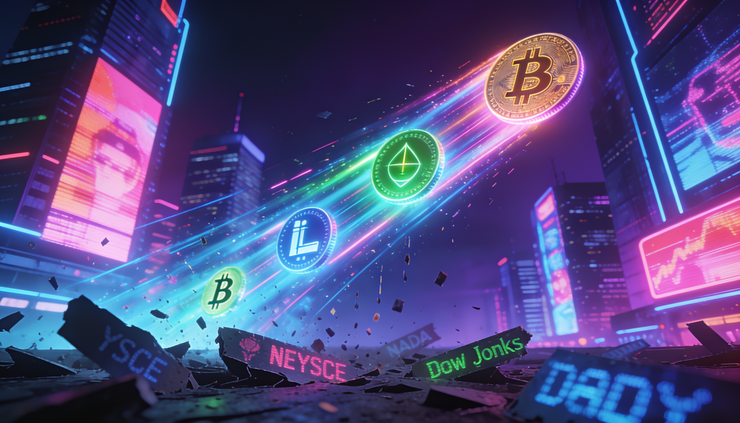 Altcoins Lift Crypto Sentiment Even as Traditional Markets Falter