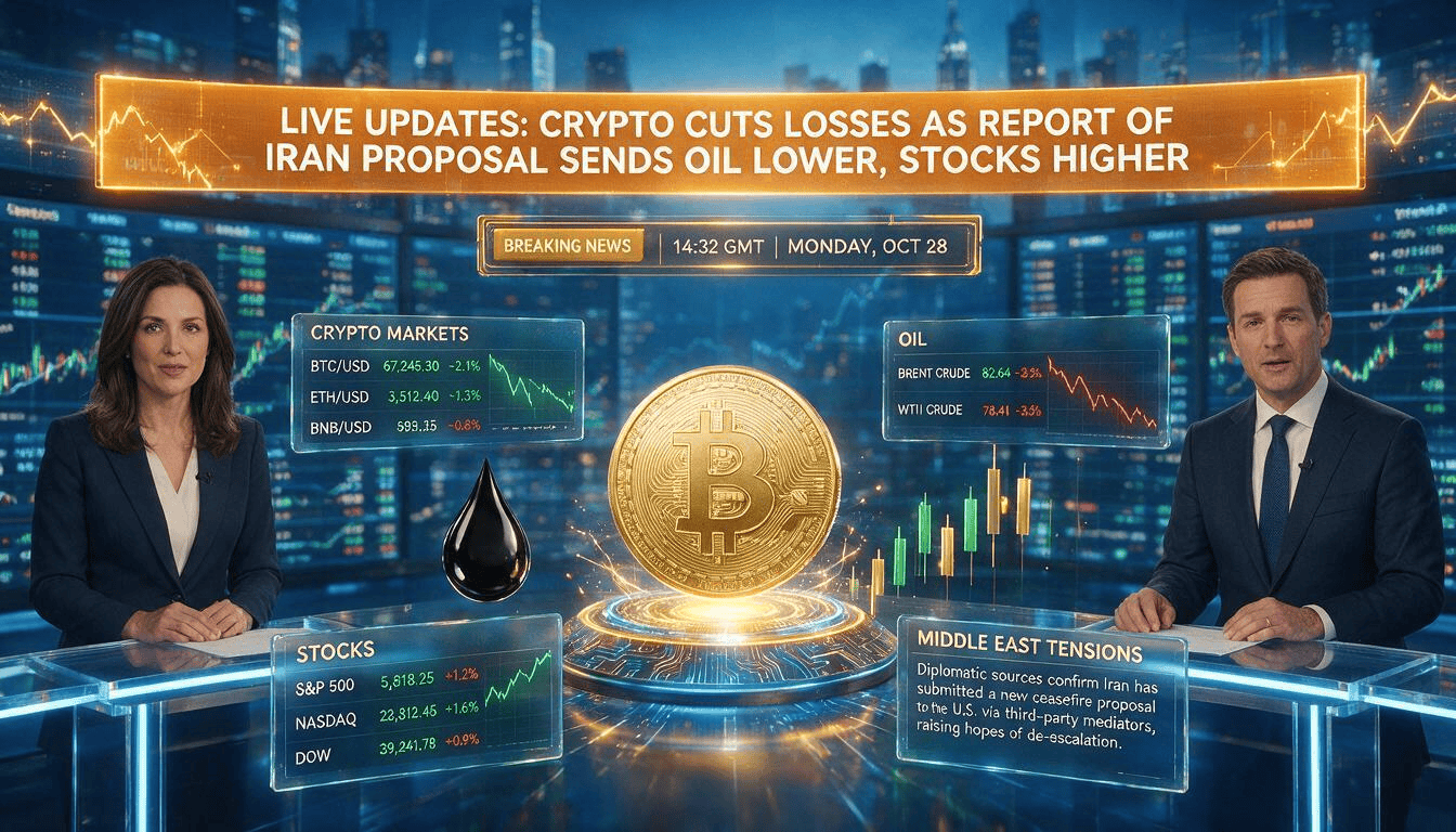 Risk Assets Rise: Crypto Cuts Losses as Iran Proposal Calms Markets