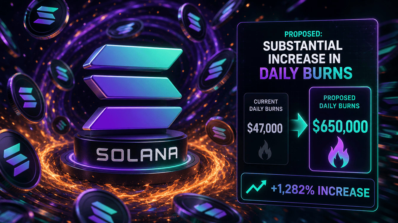 SOL Supply Squeeze? New Proposal Seeks to Increase Solana’s Daily Burn by Over 13x