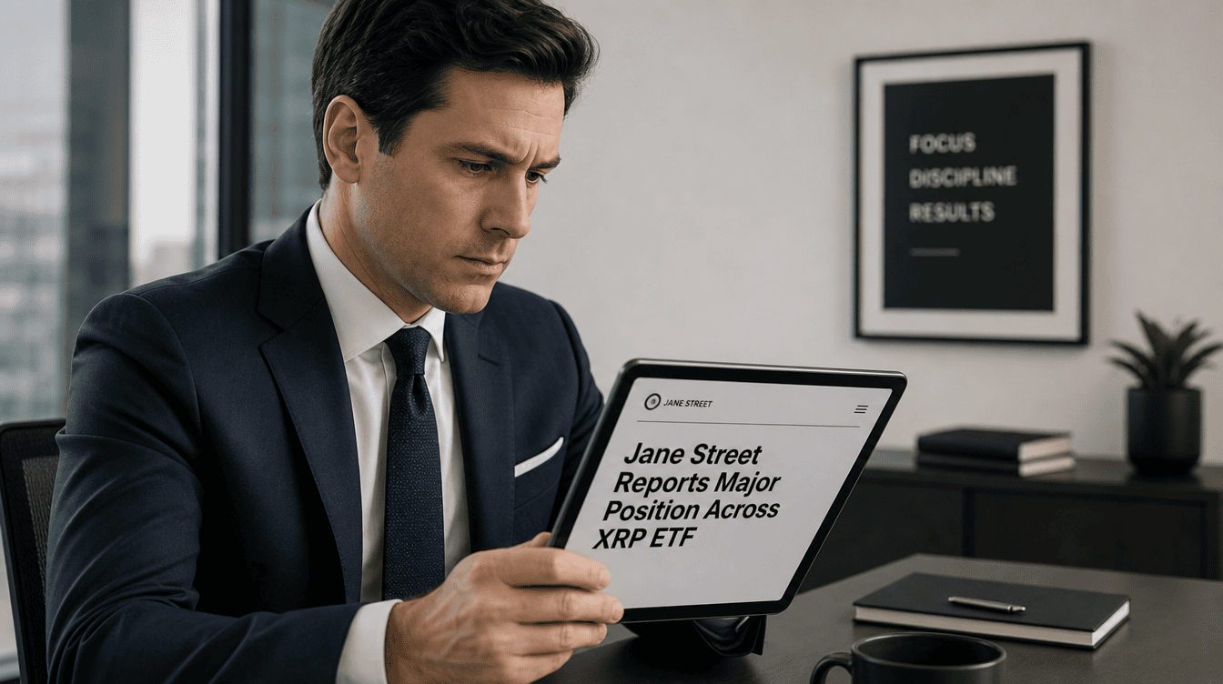 Major XRP ETF Position Emerges in Jane Street Filing