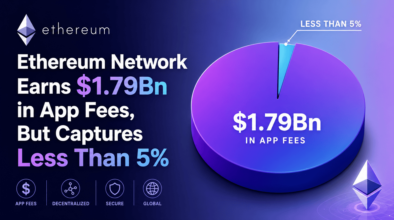 Ethereum’s Fee Machine Is Thriving — But Most Value Stays With Applications
