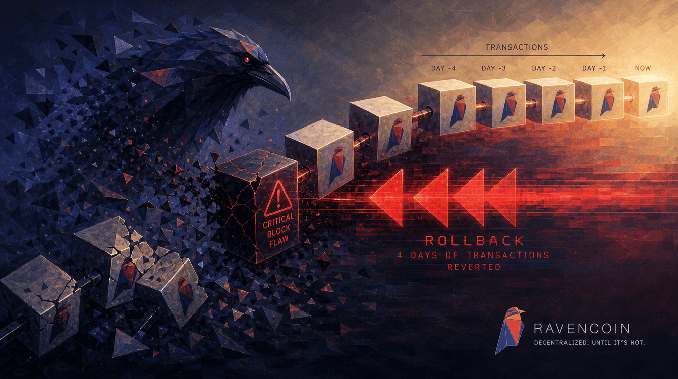 Ravencoin Hit by Critical Block Bug That Could Reverse Four Days of Activity