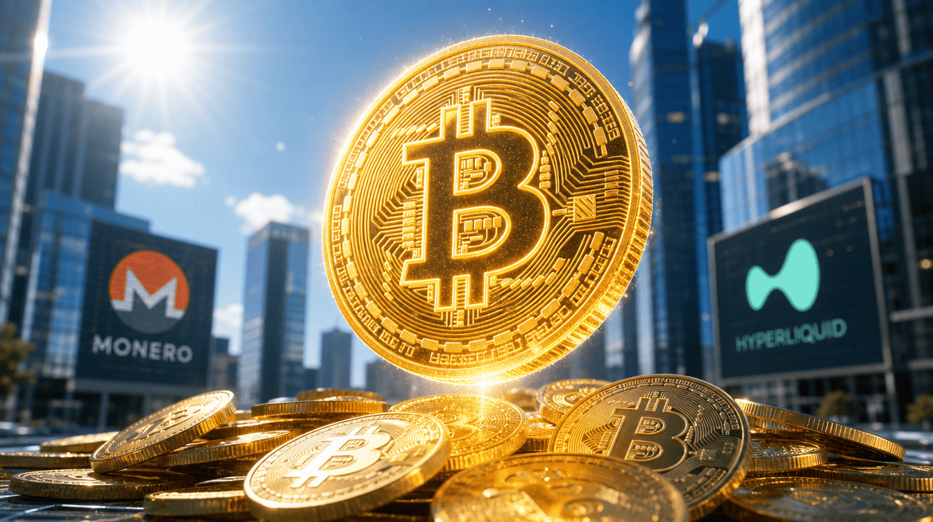 Bitcoin Consolidates Near $64K as Monero, Hyperliquid Surge Ahead