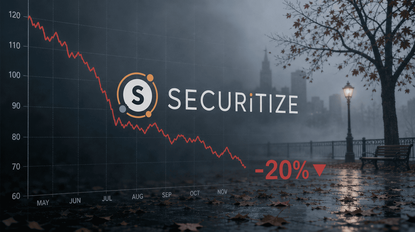 Securitize Plunges After Results Miss, Tokenization Revenue Falls Below Forecasts