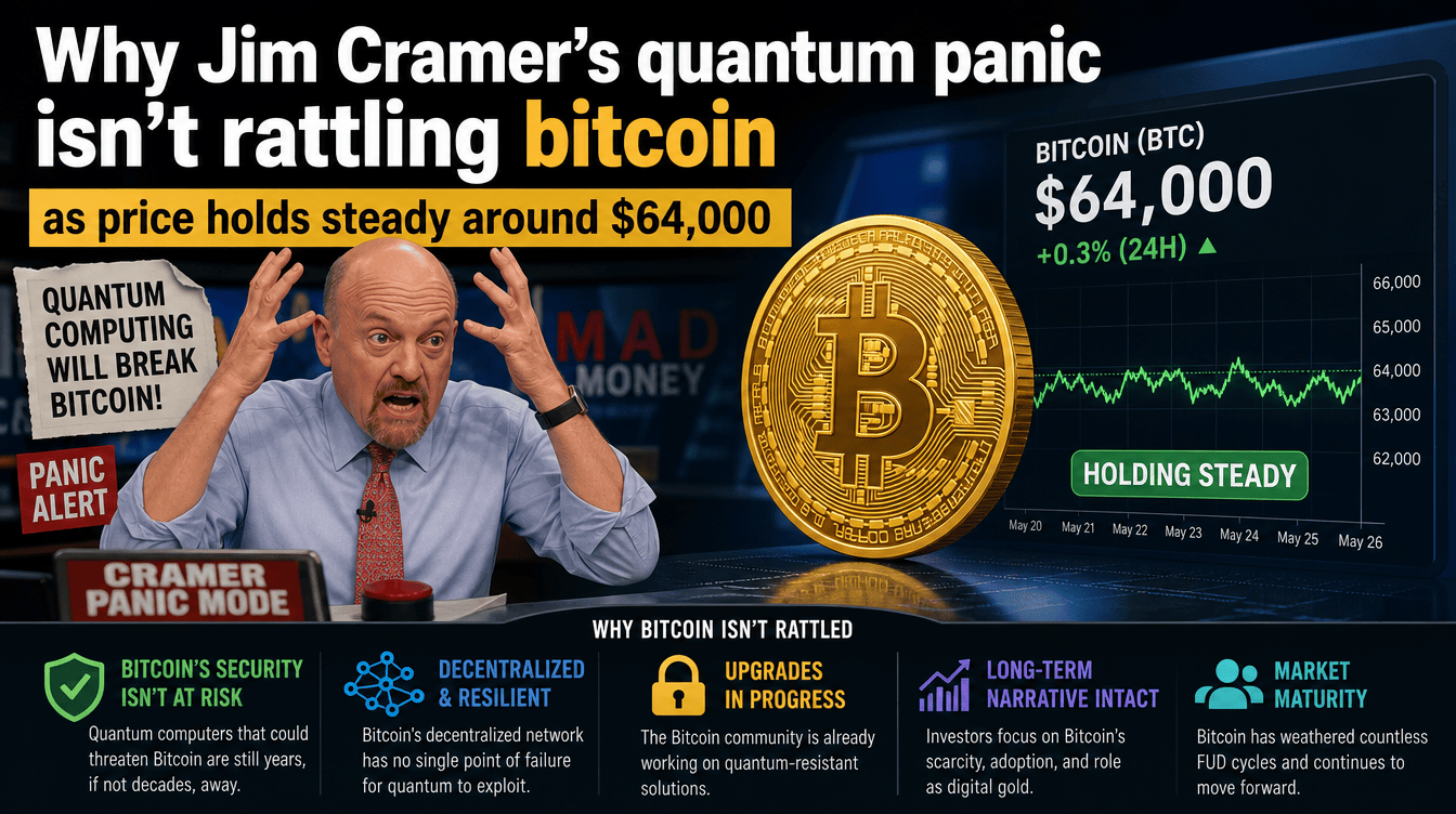 BTC Remains Resilient Near $64K Despite Quantum Panic and Market Worries